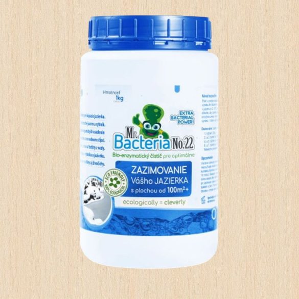 Tavi baktérium, Mr.Bacteria No.22, 1000 g, 100m2 feletti tavakhoz és halastavakhoz, bio-enzimatikus, téliesítő