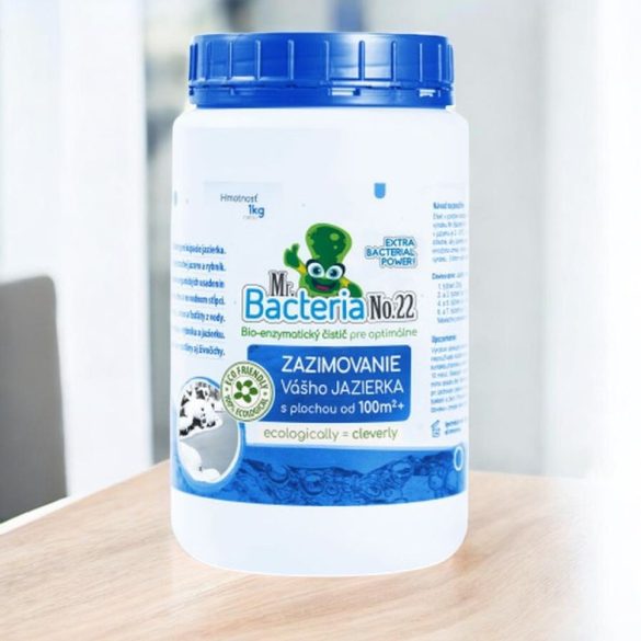Tavi baktérium, Mr.Bacteria No.22, 1000 g, 100m2 feletti tavakhoz és halastavakhoz, bio-enzimatikus, téliesítő