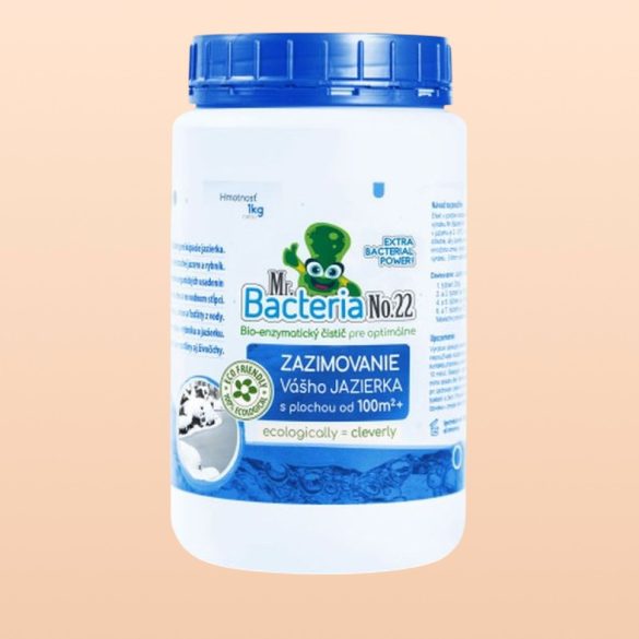 Tavi baktérium, Mr.Bacteria No.22, 1000 g, 100m2 feletti tavakhoz és halastavakhoz, bio-enzimatikus, téliesítő