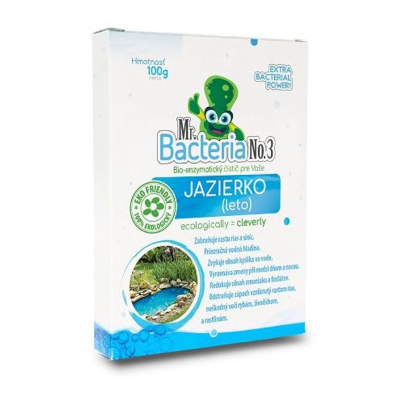 Tavi baktérium, Mr.Bacteria No.3, 100 g, biológiai, iszapbontó, algacsökkentő, víztisztító