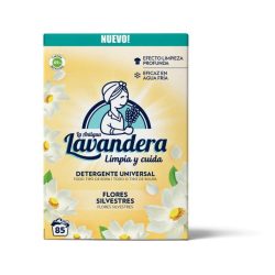   Mosópor, Lavandera, 4675 g, 85 mosás, vadvirág illat, hatékonyan eltávolítja a szennyeződéseket, hidegvizes mosásnál is hatékony