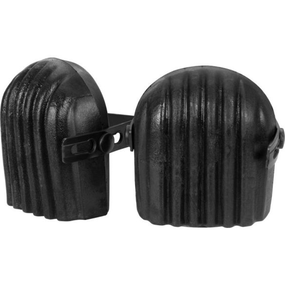 Térdvédő, Strend Pro KPA-043, fekete, gumi, munkavédelmi / kerti munkákhoz, virágágyásokhoz, 1 pár