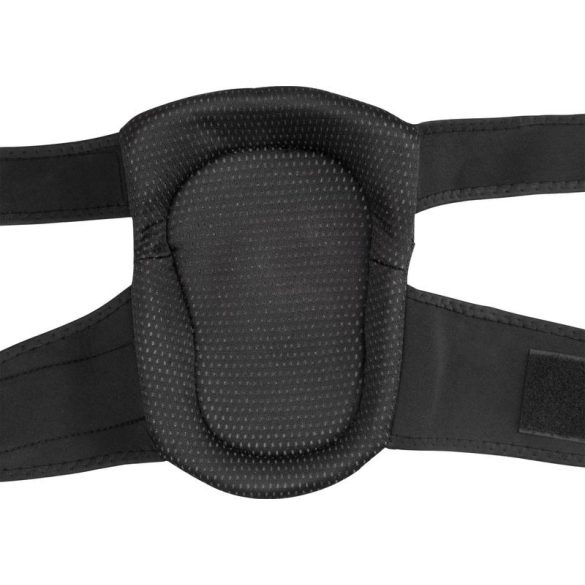 Térdvédő, Strend Pro KPA-002, fekete/fehér, PVC és TPR anyag, EVA habbetéttel, munkavédelmi / kerti munkához, 1 pár