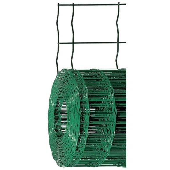 Ponthegesztett háló, Strend Pro Garden Europlast 2, sötétzöld, 180 cm x 25 m, rácsméret: 100 x 50 mm, drótvastagság: 2,2 mm, PVC bevonatos, négyszögletű