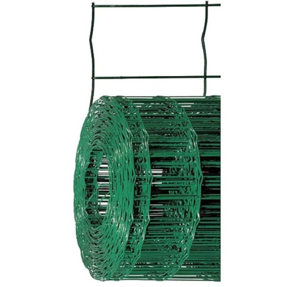 Ponthegesztett háló, Strend Pro Garden Europlast 1, sötétzöld, 180 cm x 25 m, rácsméret: 100 x 50 mm, drótvastagság: 2,2 mm, PVC bevonatos, négyszögletű