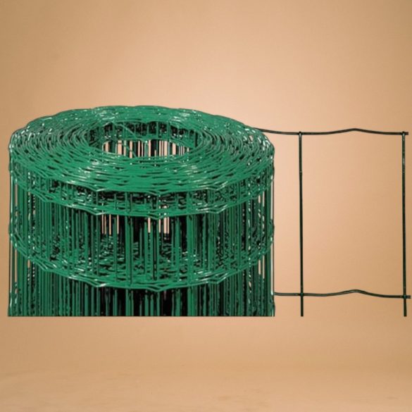 Ponthegesztett háló, Strend Pro Garden Europlast 1, sötétzöld, 200 cm x 25 m, rácsméret: 100 x 50 mm, drótvastagság: 2,2 mm, PVC bevonatos, négyszögletű