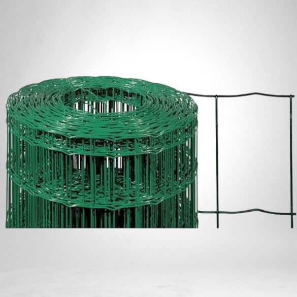Ponthegesztett háló, Strend Pro Garden Europlast 1, sötétzöld, 100 cm x 25 m, rácsméret: 100 x 50 mm, drótvastagság: 2,2 mm, PVC bevonatos, négyszögletű
