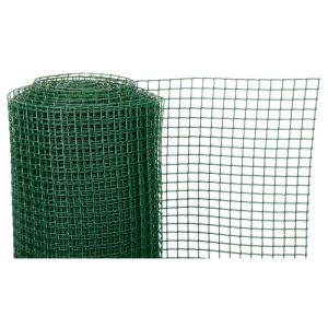 Műanyag kerítésháló, Strend Pro Garden Economy 7, zöld, 100 cm x 25 m, szemméret: 20 x 20 mm, 300 g/m2, négyzetrács, 100 % műanyag