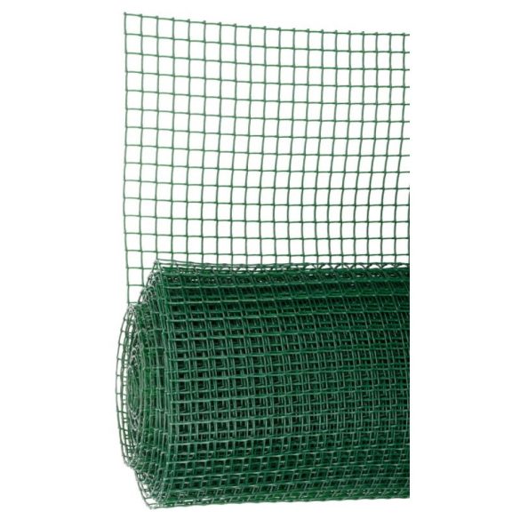 Műanyag kerítésháló, Strend Pro Garden Economy 7, zöld, 100 cm x 25 m, szemméret: 20 x 20 mm, 300 g/m2, négyzetrács, 100 % műanyag