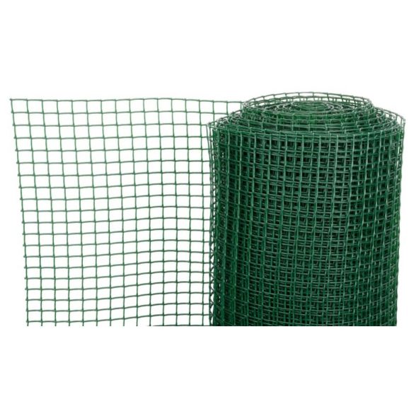 Műanyag kerítésháló, Strend Pro Garden Economy 7, zöld, 100 cm x 25 m, szemméret: 20 x 20 mm, 300 g/m2, négyzetrács, 100 % műanyag