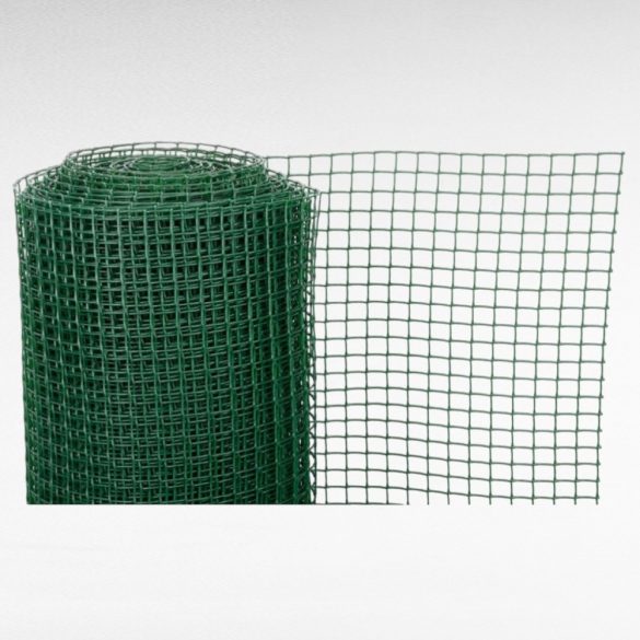 Műanyag kerítésháló, Strend Pro Garden Economy 7, zöld, 100 cm x 25 m, szemméret: 20 x 20 mm, 300 g/m2, négyzetrács, 100 % műanyag