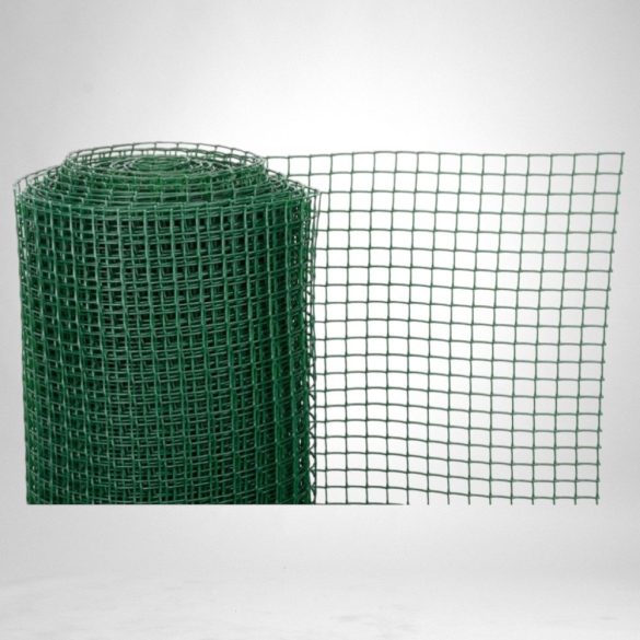 Műanyag kerítésháló, Strend Pro Garden Economy 7, zöld, 100 cm x 25 m, szemméret: 20 x 20 mm, 300 g/m2, négyzetrács, 100 % műanyag