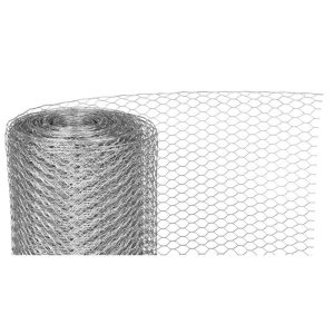 Csibeháló, csirkeháló, Strend Pro Garden Hex ZN, ezüst, 100 cm x 10 m, szemméret: 16 mm, drótvastagság: 0,7 mm, horganyzott, hatszögletű