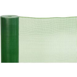   Műanyag kerítésháló, Strend Pro Garden Economy 1, zöld, 100 cm x 25 m, szemméret: 5 x 5 mm, 300 g/m2, négyzetrács, 100 % műanyag