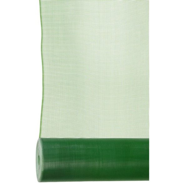 Műanyag kerítésháló, Strend Pro Garden Economy 1, zöld, 100 cm x 25 m, szemméret: 5 x 5 mm, 300 g/m2, négyzetrács, 100 % műanyag