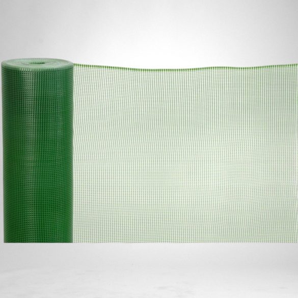 Műanyag kerítésháló, Strend Pro Garden Economy 1, zöld, 100 cm x 25 m, szemméret: 5 x 5 mm, 300 g/m2, négyzetrács, 100 % műanyag