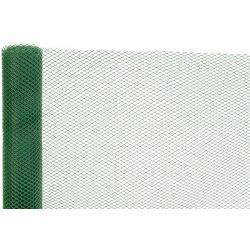   Műanyag kerítésháló, Strend Pro Garden Economy 3, zöld, 100 cm x 5 m, szemméret: 10 x 10 mm, 300 g/m2, 45°-ban döntött négyzetrács, 100 % műanyag