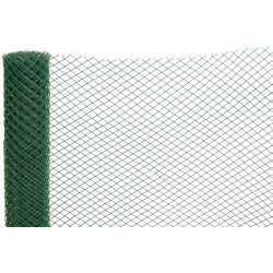   Műanyag kerítésháló, Strend Pro Garden Economy 6, zöld, 100 cm x 5 m, szemméret: 20 x 20 mm, 300 g/m2, 45°-ban döntött négyzetrács, 100 % műanyag