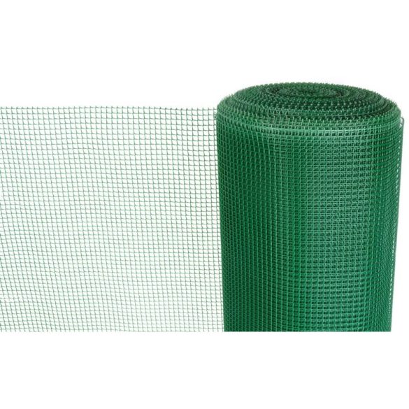 Műanyag kerítésháló, Strend Pro Garden Economy 5, zöld, 100 cm x 50 m, szemméret: 10 x 10 mm, 300 g/m2, négyzetrács, 100 % műanyag