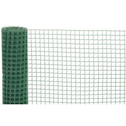   Műanyag kerítésháló, Strend Pro Garden Economy 7, zöld, 100 cm x 5 m, szemméret: 20 x 20 mm, 300 g/m2, négyzetrács, 100 % műanyag
