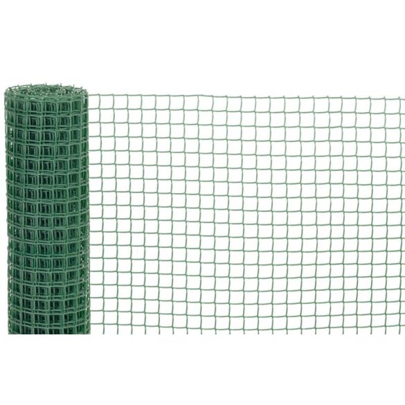 Műanyag kerítésháló, Strend Pro Garden Economy 7, zöld, 100 cm x 5 m, szemméret: 20 x 20 mm, 300 g/m2, négyzetrács, 100 % műanyag