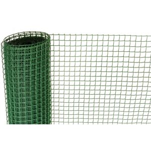 Műanyag kerítésháló, Strend Pro Garden Economy 7, zöld, 100 cm x 10 m, szemméret: 20 x 20 mm, 300 g/m2, négyzetrács, 100 % műanyag
