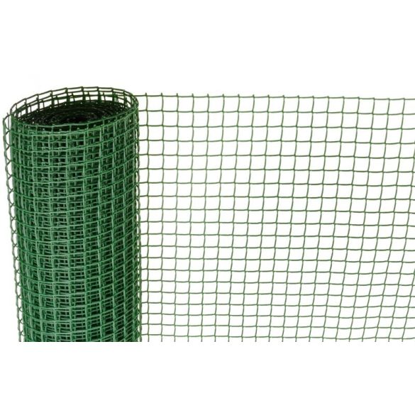 Műanyag kerítésháló, Strend Pro Garden Economy 7, zöld, 100 cm x 10 m, szemméret: 20 x 20 mm, 300 g/m2, négyzetrács, 100 % műanyag