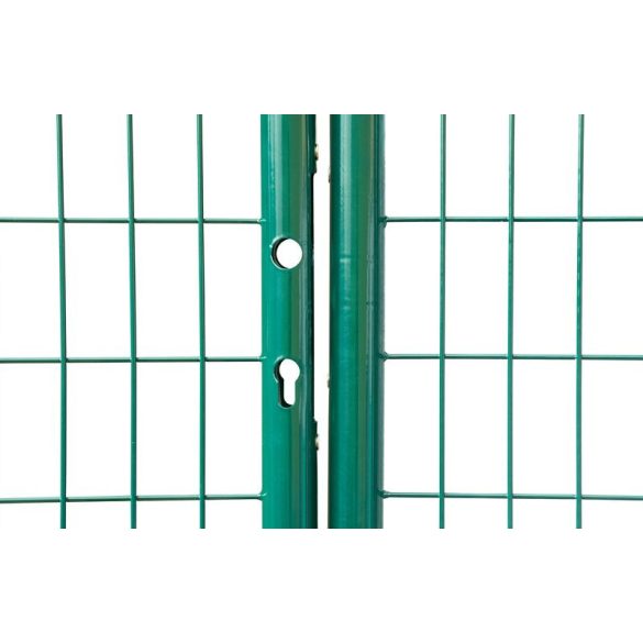 Kapu Strend Pro METALTEC DUO, 3580/1950/100x50 mm, zöld, kétszárnyú, kerti, ZN+PVC, RAL6005