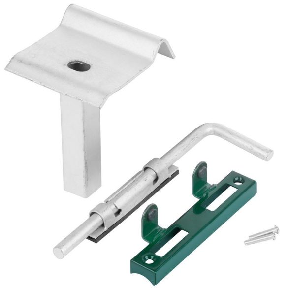 Kapu Strend Pro METALTEC DUO, 3580/1950/100x50 mm, zöld, kétszárnyú, kerti, ZN+PVC, RAL6005