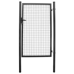 Kapu Strend Pro METALTEC ECO, 1000/1000/50x50 mm, szögletes keret, antracit, egyszárnyú, kerti, ZN+P