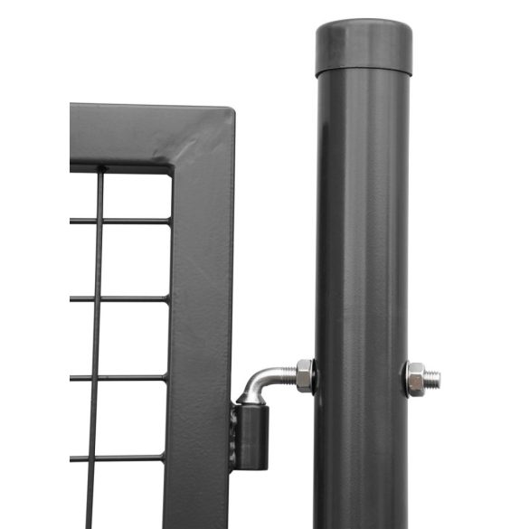 Kapu Strend Pro METALTEC ECO, 1000/1000/50x50 mm, szögletes keret, antracit, egyszárnyú, kerti, ZN+P
