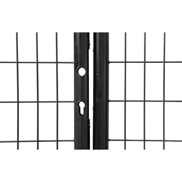 Kapu Strend Pro METALTEC DUO, 3580/1750/100x50 mm, antracit, kétszárnyú, kerti, ZN+PVC, RAL7016