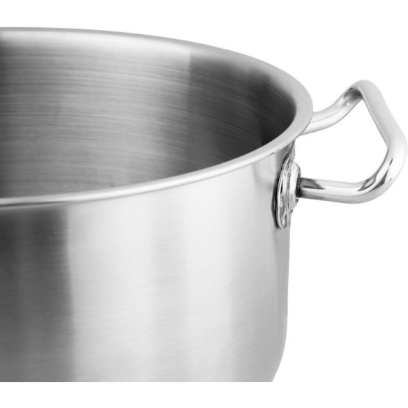 Lábas, MagicHome Chloe, 30 cm, 15 l, ezüst, üvegfedővel, 304 rozsdamentes acél, háromrétegű alj, minden főzőlapra, mosogatógépben mosható