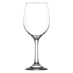   Borospohár készlet, LAV Fame, 300 ml, 6 db, 6 × 19 cm, átlátszó, üveg, vékony száras, mosogatógépben mosható
