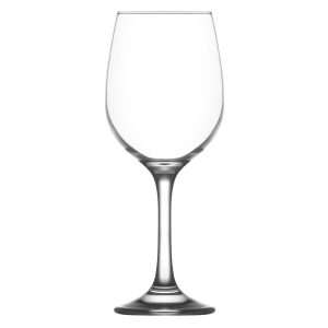 Borospohár készlet, LAV Fame, 300 ml, 6 db, 6 × 19 cm, átlátszó, üveg, vékony száras, mosogatógépben mosható