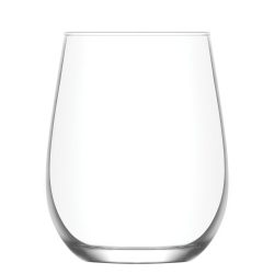   Ivópohár készlet, LAV Gaia, 360 ml, 6 db, 6,3 × 10 cm, átlátszó, üveg, mosogatógépben mosható, vízhez, alkoholos és alkoholmentes italokhoz