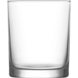   Whiskys pohár készlet, LAV Liberty, 280 ml, 6 db, 7,4 x 8,8 cm, átlátszó, üveg, mosogatógépben mosható