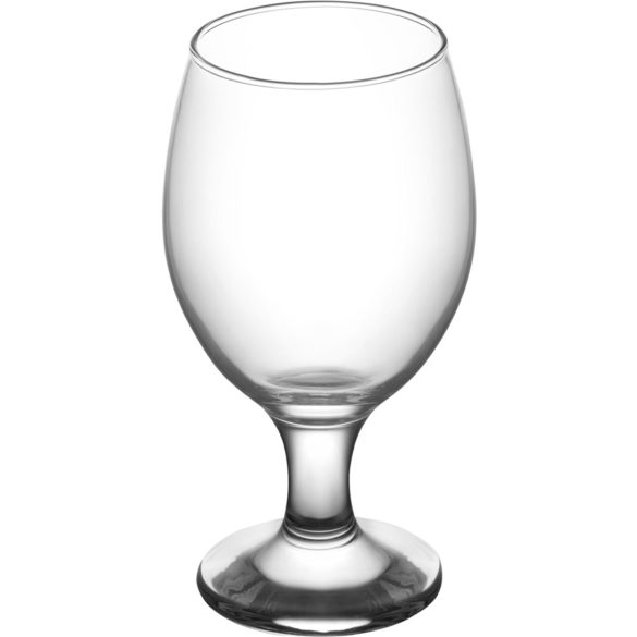 Söröspohár készlet, LAV Misket, 400 ml, 6 db, 6,9 × 16 cm, átlátszó, üveg, elegáns kivitel, stabil talp