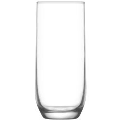   Ivópohár készlet, LAV Sude, 315 ml, 6 db, 5,9 x 14 cm, átlátszó, üveg, vízhez, letisztult, karcsú forma