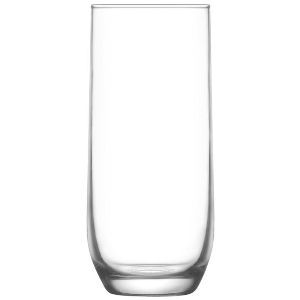 Ivópohár készlet, LAV Sude, 315 ml, 6 db, 5,9 x 14 cm, átlátszó, üveg, vízhez, letisztult, karcsú forma