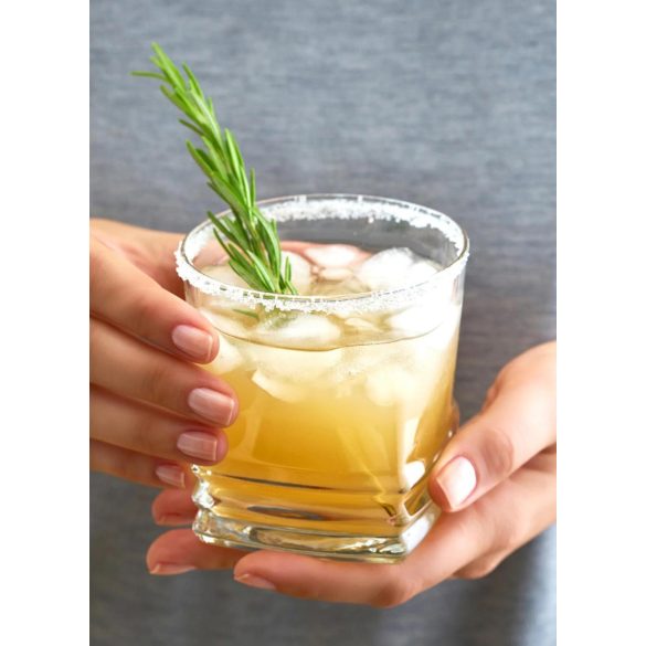 Ivópohár készlet, LAV Elegan, 335 ml, 6 db,  6,8 x 14 cm, átlátszó, üveg, vízhez, elegáns, praktikus