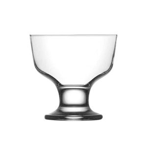 Desszertes pohár készlet, LAV Destina, 285 ml, 6 db, 9,8 × 9,3 cm, átlátszó, üveg