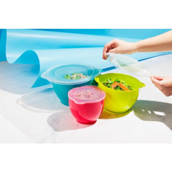 Salátástál készlet, MagicHome, 1200/2000/3400 ml, 3 db-os, polipropilén (PP)