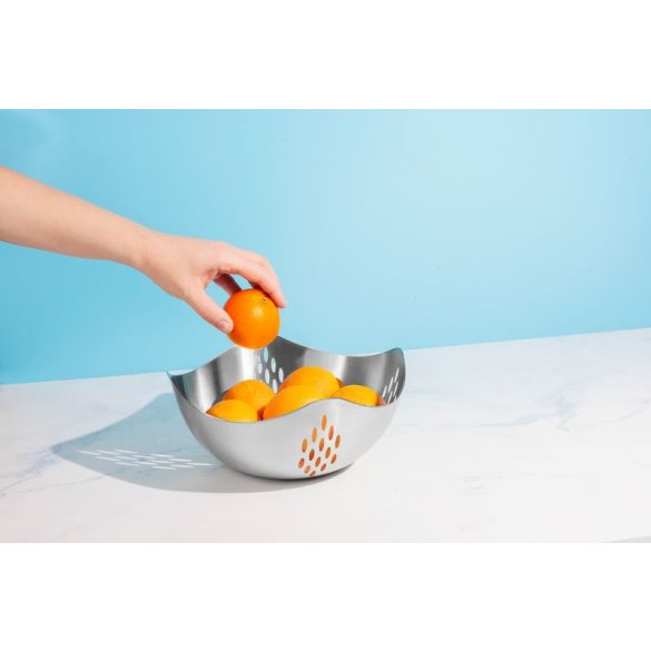 Gyümölcstál, MagicHome, 24 cm, rozsdamentes acél, dekoratív