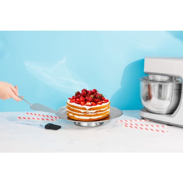 Tortatálca, MagicHome, 32 cm átmérő, adagolóval, adagoló: 26,5 cm, szett, rozsdamentes acél