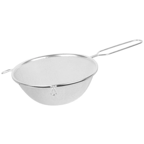 Konyhai szűrő, MagicHome TCS, 20 cm, rozsdamentes acél, hosszú nyelű, öntéshez, szűréshez és paszírozáshoz