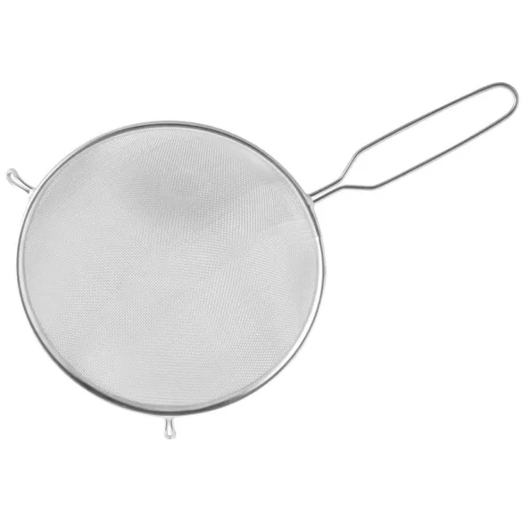 Konyhai szűrő, MagicHome TCS, 20 cm, rozsdamentes acél, hosszú nyelű, öntéshez, szűréshez és paszírozáshoz