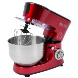   Konyhai robotgép, MagicHome Lenotre, piros/fekete, 1000W, 230 V, 3 az 1-ben, bolygókeverő rendszer, 6 sebességfokozat, nemesacél keverőedény