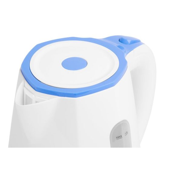 Vízforraló, MagicHome Adira, 1800 ml, fehér, 1850–2200 W, gyorsforraló, rejtett fűtőszál, 360°-os talp, vízkőszűrő, automatikus kikapcsolás, üresjárat és túlmelegedés elleni védelem