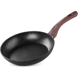   Serpenyő, MagicHome, Black Marble Line, 20 cm, fekete, tapadásmentes, 3 rétegű márványbevonat, indukciós alj, mosogatógépben mosható, PFOA-mentes